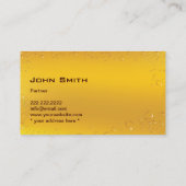 Carte De Visite Boutique de boissons (Dos)