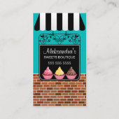 Carte De Visite Boutique de boulangerie de petit gâteau (Devant)