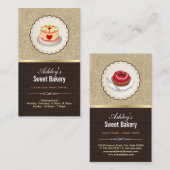 Carte De Visite Boutique de boulangerie - Gâteaux Boutique de conf (Devant / Derrière)