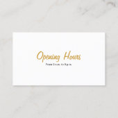 Carte De Visite Boutique de cadeaux élégante simple de photo (Dos)