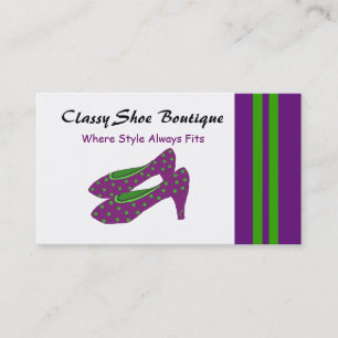 Carte De Visite Boutique de chaussures chic