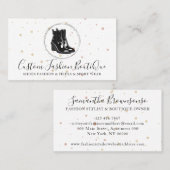Carte De Visite Boutique de chaussures d'hiver (Devant / Derrière)