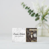 Carte De Visite Boutique de cheveux ciseaux Coiffeuse Salon Barbie (Debout devant)