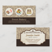 Carte De Visite Boutique de chocolat parisienne sur mesure (Devant / Derrière)