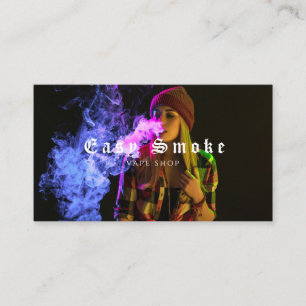 Carte De Visite Boutique de cigarette de vapotage de vapeur de fum