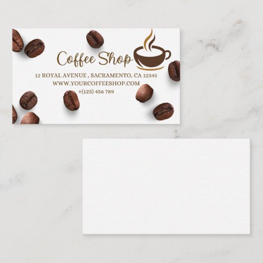 CARTE DE VISITE BOUTIQUE DE COFFRE (Devant / Derrière)