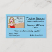 Carte De Visite Boutique de couture (Devant)