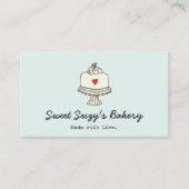 Carte De Visite Boutique De Cute Cake Baker Bake (Devant)
