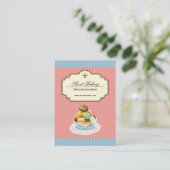 Carte De Visite Boutique de dessert parisienne personnalisée (Debout devant)