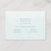 Carte De Visite Boutique de fabrication et d'altérations (Dos)