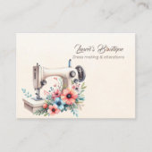 Carte De Visite Boutique de fabrication et d'altérations (Devant)