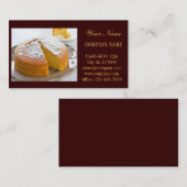 Carte De Visite Boutique de gâteau de dessert moderne (Devant / Derrière)
