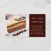 Carte De Visite Boutique de gâteau de dessert moderne (Devant)