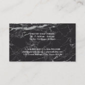 Carte De Visite Boutique de gâteaux | Whisk Gold Drik (Dos)