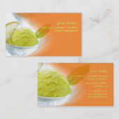 Carte De Visite Boutique de glace maison (Devant / Derrière)