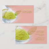 Carte De Visite Boutique de glace maison (Devant / Derrière)