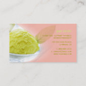 Carte De Visite Boutique de glace maison (Dos)