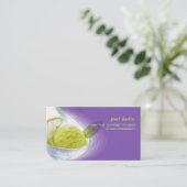 Carte De Visite Boutique de glace maison (Debout devant)