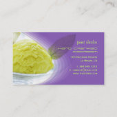 Carte De Visite Boutique de glace maison (Dos)