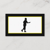 Carte De Visite Boutique de golf sur disque personnalisé (Dos)