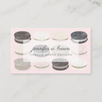 Boutique de Macarons Artisanaux Tons Terreux Roses