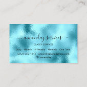 Carte De Visite Boutique de maquillage Holographe Boutique Parties (Dos)