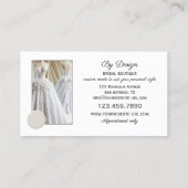 Carte De Visite Boutique de mariage chic originale (Dos)