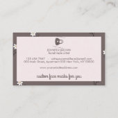 Carte De Visite Boutique de masque à visage réutilisable (Dos)