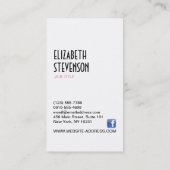 Carte De Visite Boutique de mode Cadeaux femmes (Dos)