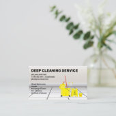 Carte De Visite Boutique de nettoyage | Service de ménage (Debout devant)