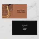 Carte De Visite Boutique de nouilles (Devant / Derrière)