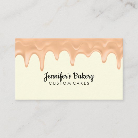 Carte De Visite Boutique de pâtisserie pour ingrédients de spécial (Devant)