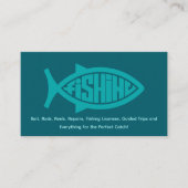 Carte de visite boutique de pêche personnalisé (Devant)