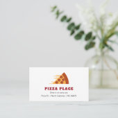Carte De Visite Boutique de pizza (Debout devant)