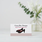Carte De Visite Boutique de talons chics (Debout devant)
