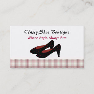 Carte De Visite Boutique de talons chics