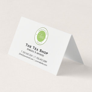 Carte De Visite Boutique de thé