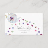 Carte De Visite Boutique de thé Floral (Devant)