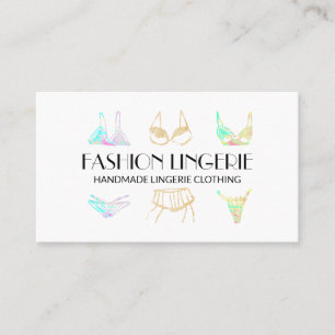 Carte De Visite Boutique de vêtements de lingerie