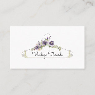 Carte De Visite Boutique de vêtements Logo de cintre à vêtements