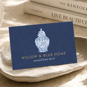 Carte De Visite Boutique Décoration Maison Pot à gingembre Logo Bl