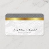 Carte De Visite Boutique Dots Gold Triage (Dos)