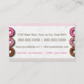 Carte De Visite Boutique Doughnut - Boutique Donut (Dos)