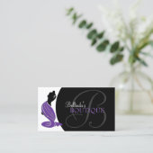 Carte De Visite Boutique élégante de mode (Debout devant)