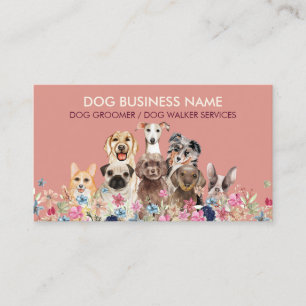 Carte De Visite Boutique esthétique pour chiens de compagnie