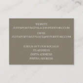 Carte De Visite Boutique/Fabricant/Conception Bouteille de parfum (Dos)