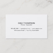 Carte De Visite Boutique Fleurs | Fleurs Solaires, simples (Dos)