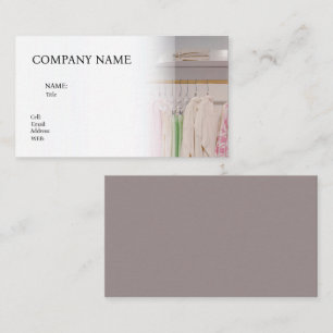 CARTE DE VISITE BOUTIQUE GABARIT DE BASE