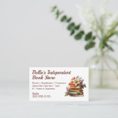 Carte De Visite Boutique indépendante Floral (Debout devant)