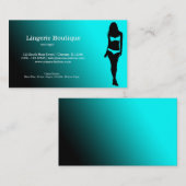 Carte De Visite Boutique Lingerie (Devant / Derrière)